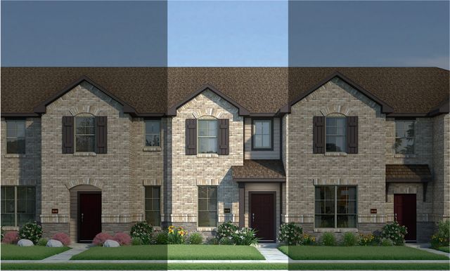 Crockett 5A3 Plan in Mockingbird Estates Townhomes, Fort Worth, TX 76120