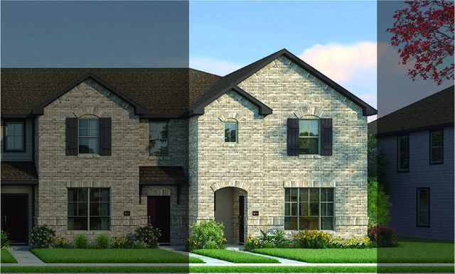 Bowie 5A1 Plan in Seven Oaks Townhomes, Tomball, TX 77375