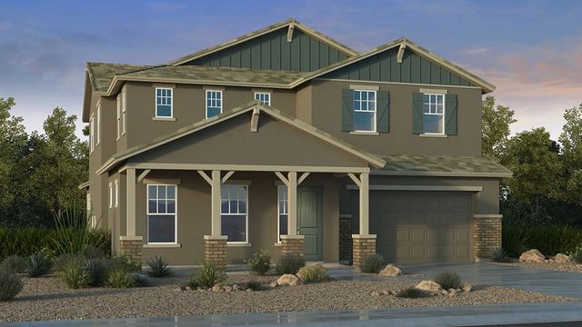 Lewiston Plan in Ellsworth Ranch Landmark Collection, Queen Creek, AZ 85142