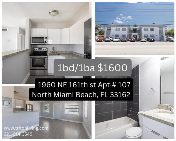 1960 NE 161st St   #107, North Miami Beach, FL 33162