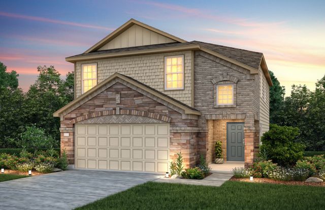 Springfield Plan in The Pines At Seven Coves, Willis, TX 77378