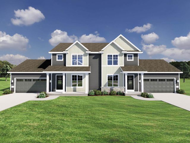 The Burke (Twin Home) Plan in Village at Autumn Lake, Madison, WI 53718