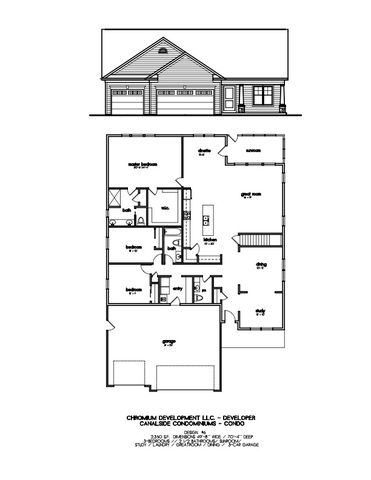 Design 6 Plan in Canalside Condo Homes, Brockport, NY 14420
