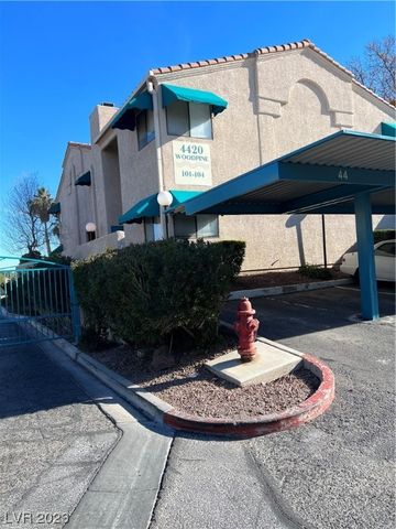 4420 Woodpine Dr #101, Paradise Town, NV 89119