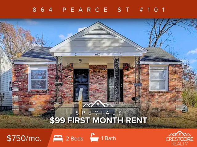 864 Pearce St   #101, Memphis, TN 38107