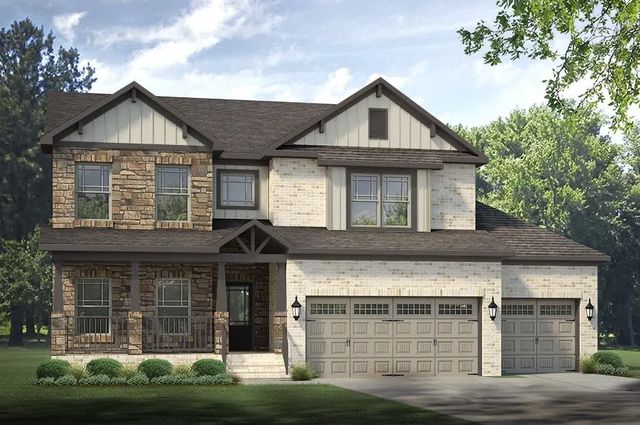 Hanover Lux Plan in Preserve at Carriage Cove, Oak Ridge, NC 27310