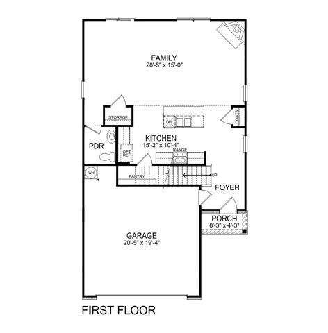 Elston Plan in Falls at Hickory, Hickory, NC 28601