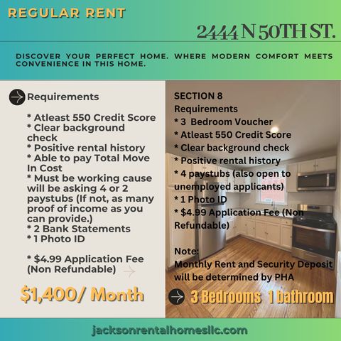 2444 N  50th St #2, Philadelphia, PA 19131