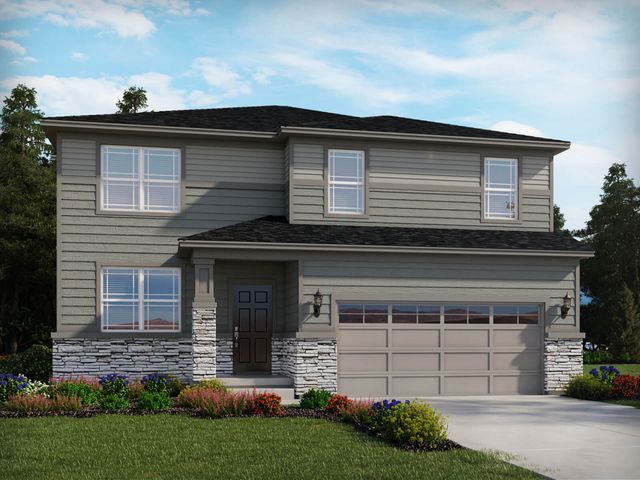 The Waterton Plan in Buffalo Highlands: The Canyon Collection, Commerce City, CO 80022