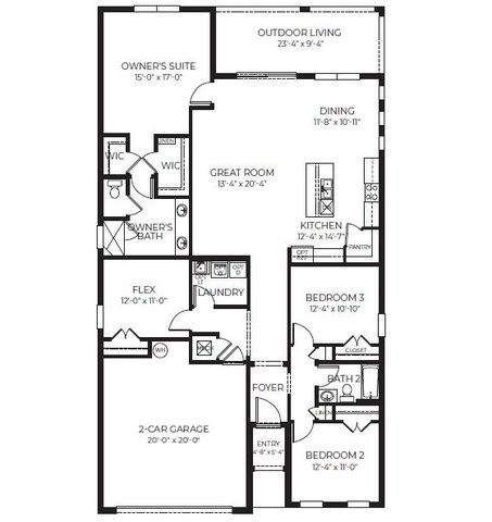 DELRAY Plan in Kindred, Kissimmee, FL 34744