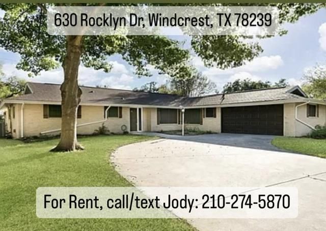 630 Rocklyn Dr, Windcrest, TX 78239