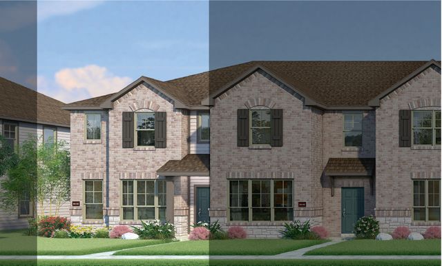 Crockett 6A5 Plan in Mockingbird Estates Townhomes, Fort Worth, TX 76120