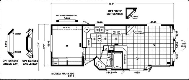 CAVCO Model MA1135G Plan in Springhaven RV Resort, Mesa, AZ 85205