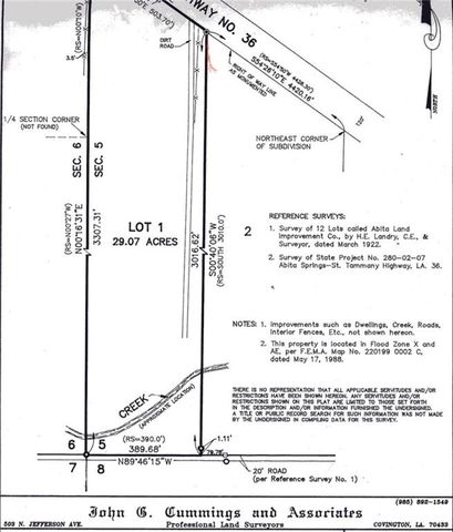 23080 Highway 36, Abita Springs, LA 70420