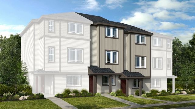 Perth Plan in Bethany Crossing Townhomes, Portland, OR 97229
