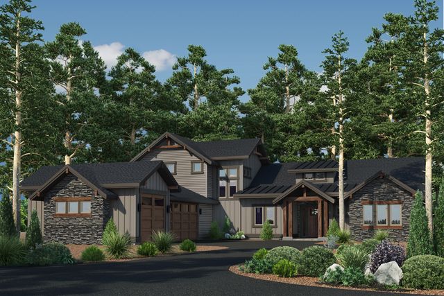 LOT NOT INCLUDED: The Pinedrop Plan in Pahlisch Select Bend Sales & Design HQ, Bend, OR 97702