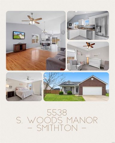 5538 S  Woods Manor Dr, Smithton, IL 62285