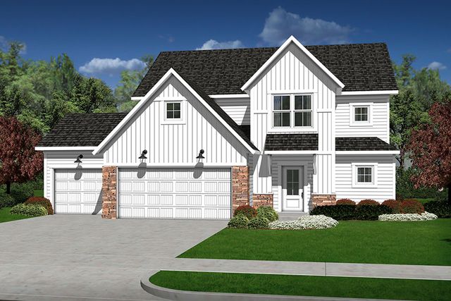 National Farmhouse w/ 3-Car - Cloverfield Plan in Stagner Farms, Bowling Green, KY 42104