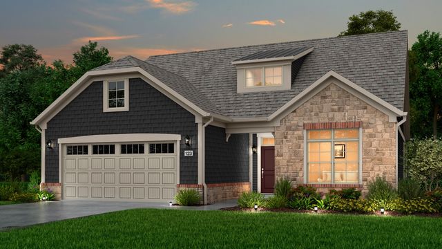 Salerno II Plan in The Courtyards at Carr Farms, Hilliard, OH 43026