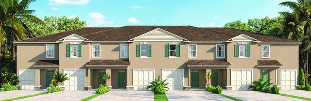 VALE - UNIT A Plan in Osceola Village Townhomes, Kissimmee, FL 34741