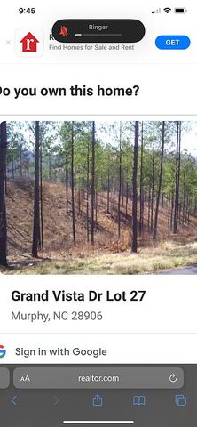 Lot 27 Grand Vista Dr, Murphy, NC 28906