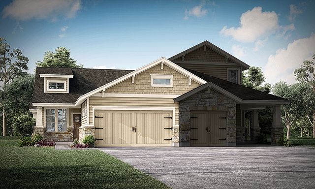 The Edgewater: Garage Plan in Villas at Rowe, Pflugerville, TX 78660