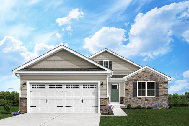 Dominica Spring w/ Finished Basement Plan in Brookside Greens Ranches, Barberton, OH 44203