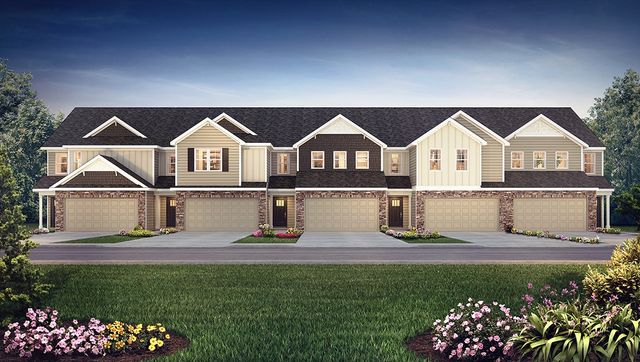 Linville Plan in Skybrook Corners Townhomes, Huntersville, NC 28078