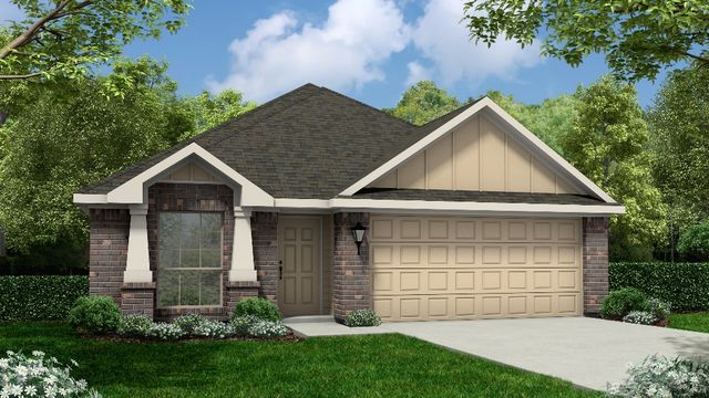 The Banbury Plan in Trails at Woodhaven Lakes 45's, Houston, TX 77053