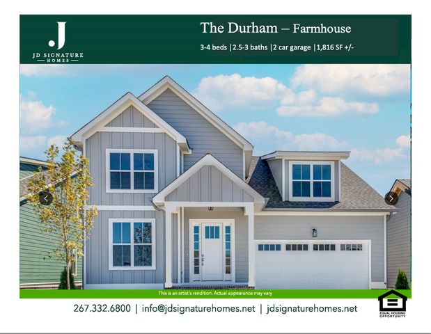 The Durham Plan in The Reserve at Ashewood, Hampstead, NC 28443