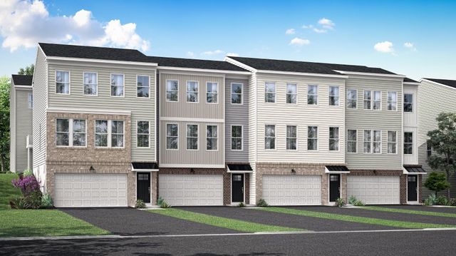 Pinehurst II Plan in Clover Mill : Clover Mill Traditional Townhomes, Downingtown, PA 19335