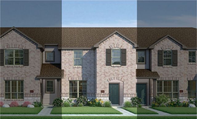 Houston 6A4 Plan in Seven Oaks Townhomes, Tomball, TX 77375
