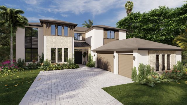 Lantana Plan in Pine Rockland Estates by CC Homes, Miami, FL 33143