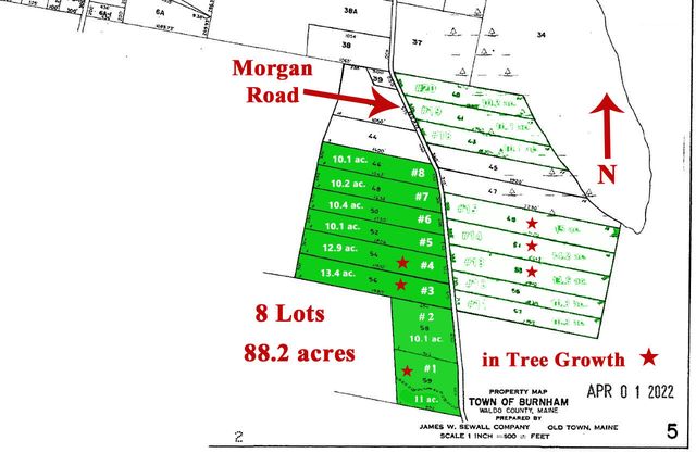 8 Lots Morgan Road, Burnham, ME 04922