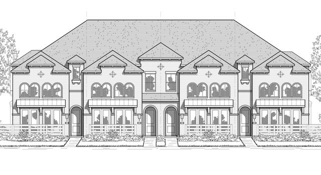 Plan Dylan in Trinity Falls Townhomes: The Patios, McKinney, TX 75071