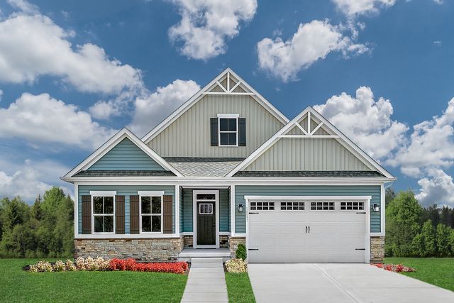 Palladio Ranch Plan in Castlewood Fields Ranch Homes, Nottingham Township, PA 15330