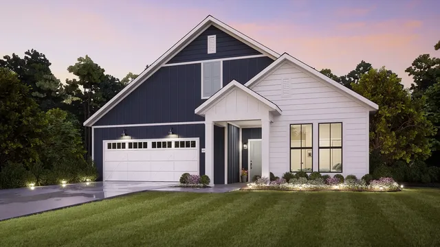 Portico Plan in The Courtyards at Lake Davidson, Mooresville, NC 28115