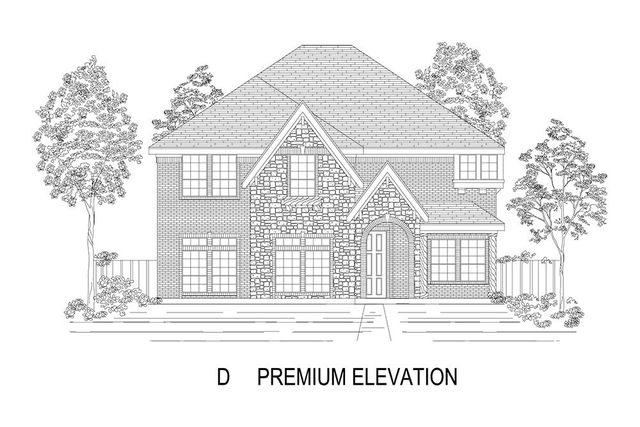 Princeton 2R-CW Plan in Villages of Creekwood, Frisco, TX 75036