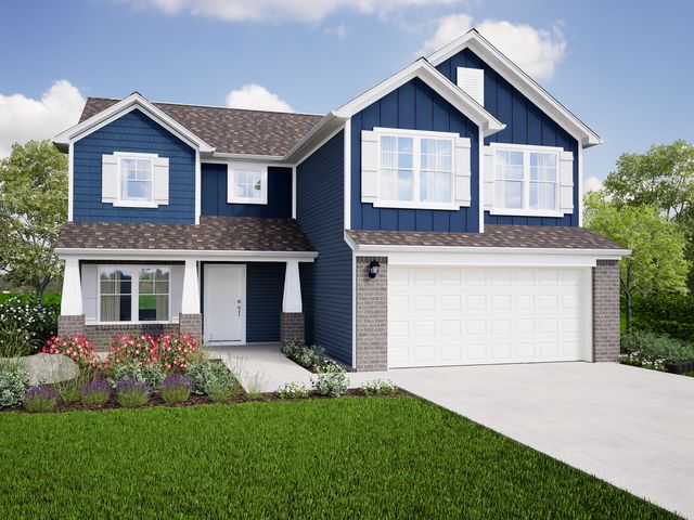 Aspen II Plan in Webster Crossing, Kokomo, IN 46902