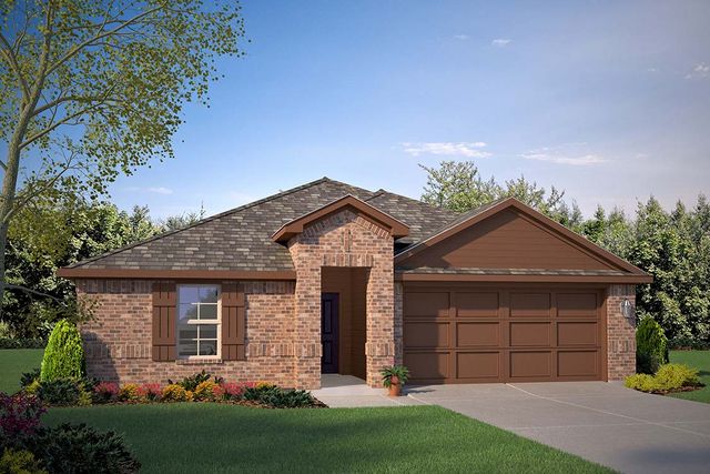TEXAS CALI Plan in Rosewood at Beltmill, Fort Worth, TX 76131