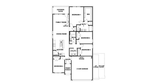 MANNING Plan in Sharieff Garden Homes, Bedford, TX 76022