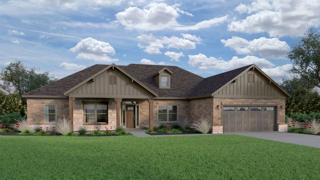 The Grandview Plan in Hedgefield Homes - Build On Your Lot, Weatherford, TX 76087