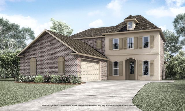 Belmont II Plan in St. John Place, Thibodaux, LA 70301