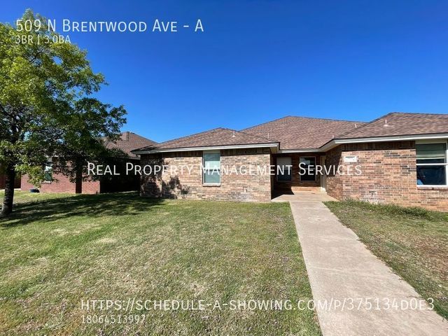 509 N  Brentwood Ave  #A, Lubbock, TX 79416