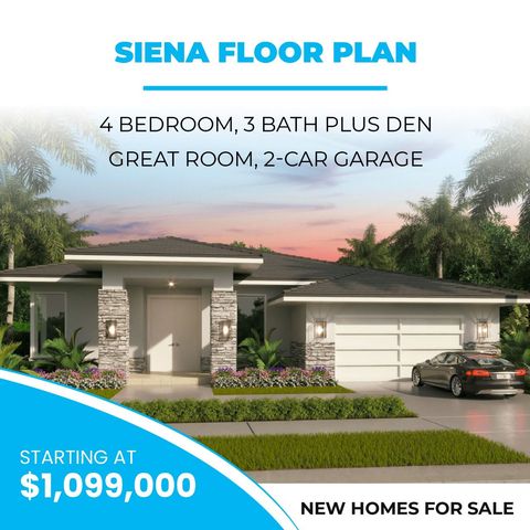 Siena Plan in The Oaks I, Fort Lauderdale, FL 33325