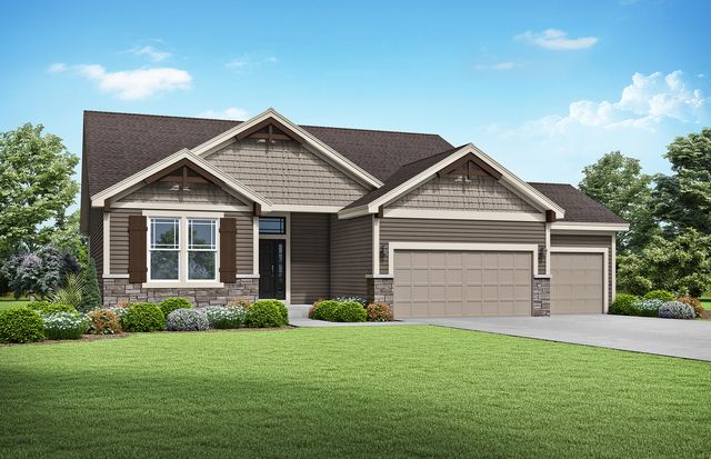 Newhaven Plan in Reserve at Woodside Ridge, Lees Summit, MO 64081