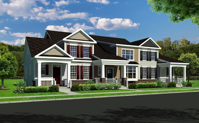 Alrich Carriage Plan in Traditions at Whitehall - 55+ Active Adult, Middletown, DE 19709