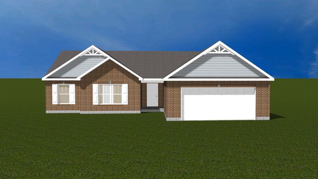 The Rowan House Plan in Meadowbrook Estates North Extension, Eaton, OH 45320