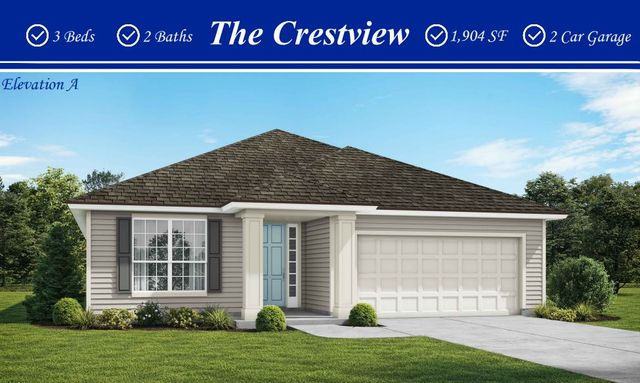 Crestview Plan in Weston Woods, Jacksonville, FL 32222
