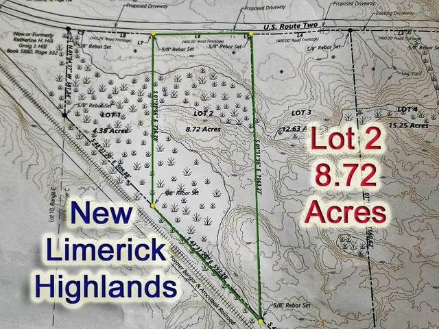 Lot 2 New Limerick Highlands US 2 Route, New Limerick, ME 04761